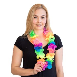 Neon Hawaiiketten - 12 Stk. Set