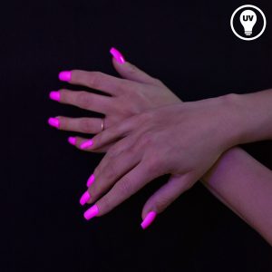 Neon UV Kunstnägel pink