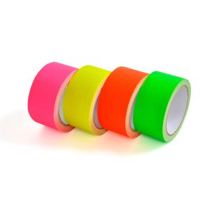 Neon UV Klebeband 50 mm - 4 Farben Set