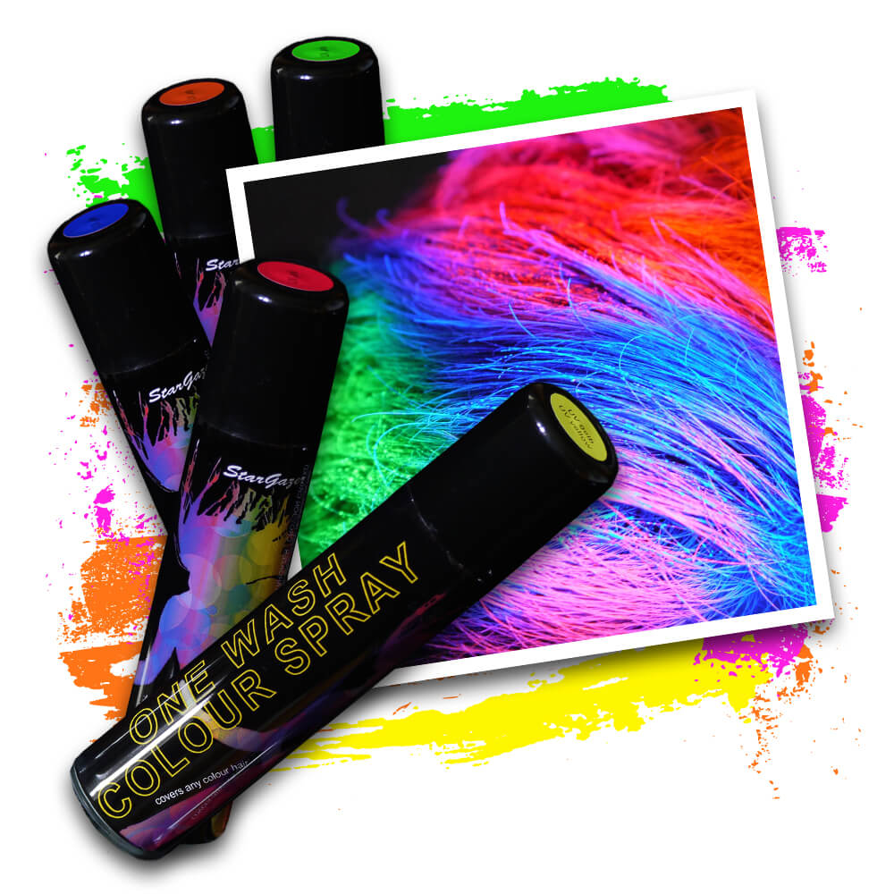 Neon UV Haarspray