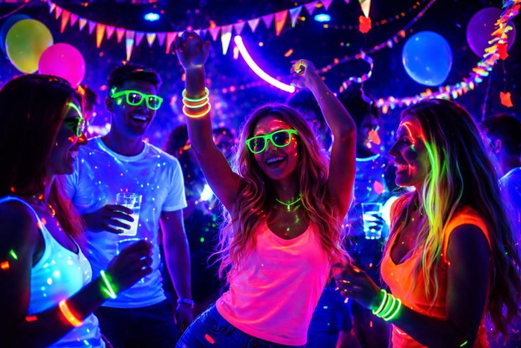 Schwarzlicht Party