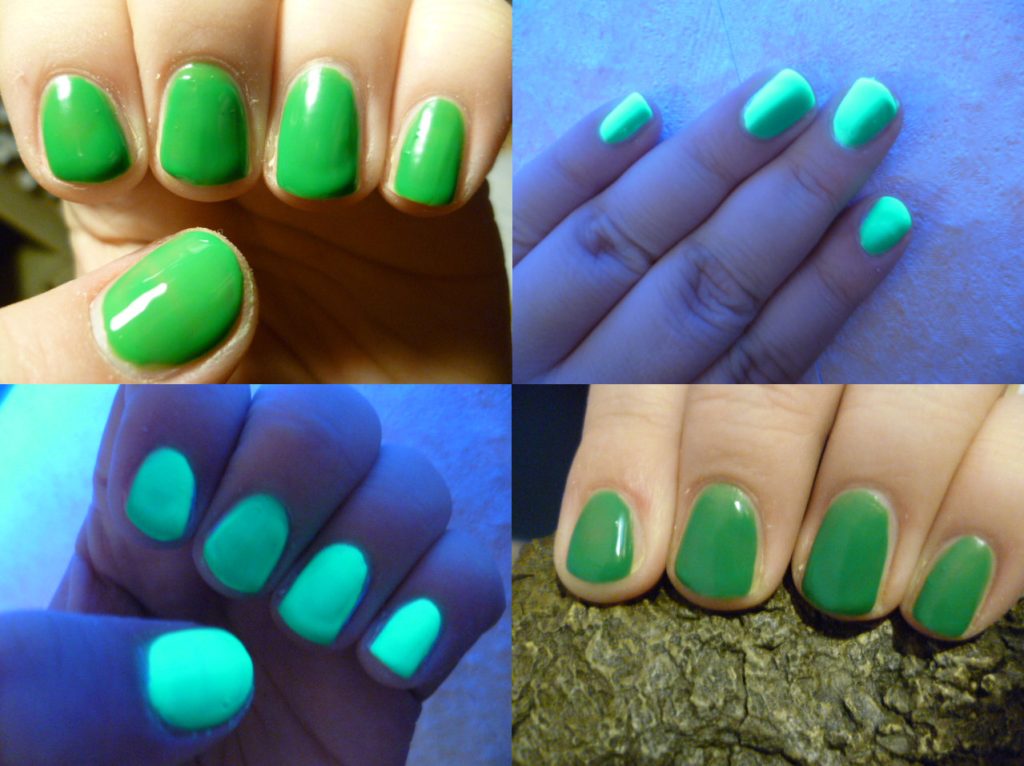 Sandrina - Neon UV Nagellack - grün
