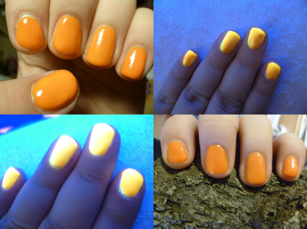 Sandrina - Neon UV Nagellack - orange